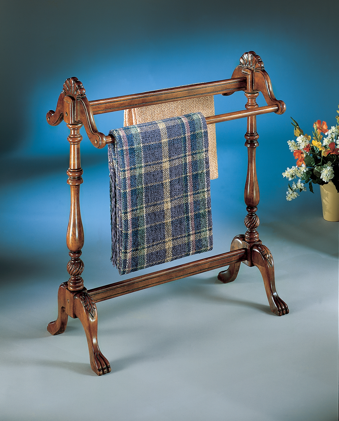 Butler Specialty Company Plantation Cherry Blanket Stand Mueller